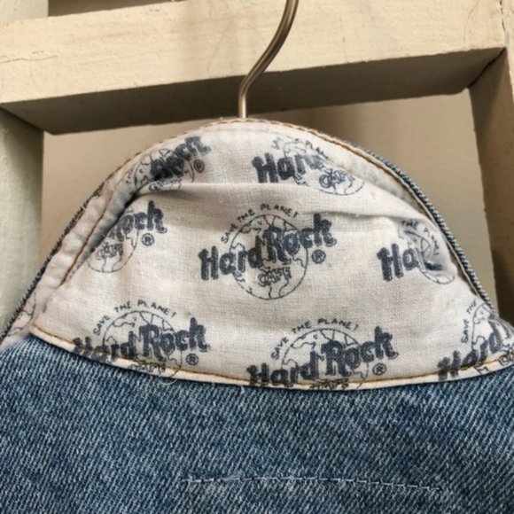 Vintage Hard Rock Cafe Orlando Denim Jacket Small - Picture 6 of 8